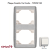 Plaque double verticale 70922TBI