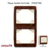 Plaque double verticale 70922TMC