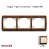 Plaque triple horizontale 70931TMN