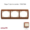 Plaque triple horizontale 70931TMG