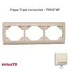 Plaque triple horizontale 70931TMF