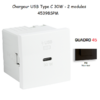 Chargeur USB Type C Power Delivery - 2 Modules 45398SPM