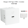 Chargeur USB Type C Power Delivery - 2 Modules 45W 45397SBR