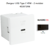 Chargeur USB Type C Power Delivery - 2 Modules 45W 45397SPM