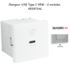 Chargeur USB Type C Power Delivery - 2 Modules 45W 45397SAL