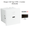 Chargeur USB Type C Power Delivery - 2 Modules 65W 45396SPM