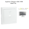 Enjoliveur pour Chargeur USB Type C Power Delivery 45 W 90667TAL