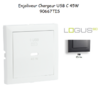 Enjoliveur pour Chargeur USB Type C Power Delivery 45 W 90667TIS