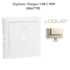 Enjoliveur pour Chargeur USB Type C Power Delivery 45 W 90667TPE