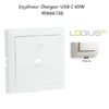 Enjoliveur pour Chargeur USB Type C Power Delivery 65 W 90666TGE