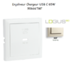 Enjoliveur pour Chargeur USB Type C Power Delivery 65 W 90666TMF