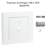 Enjoliveur pour Chargeur USB Type C Power Delivery 30w 50668TPR