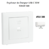 Enjoliveur pour Chargeur USB Type C Power Delivery 30w 50668TBM
