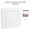 Enjoliveur pour Chargeur USB Type C Power Delivery 45w 50667TPL