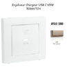 Enjoliveur pour Chargeur USB Type C Power Delivery 65w 50666TCH