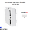 Interrupteur Va-et-Vient - ½ module Quadro 45078SBR