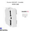 Poussoir - ½ module Quadro 45155SBM