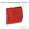 Enjoliveur pour voyant de balisage Logus 90781TVM Rouge