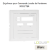 Enjoliveur pour commande loale de persienne Logus 90312TBR Blanc