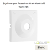 Enjoliveur pour poussoir à clé Logus 90351TBR Blanc