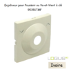 Enjoliveur pour poussoir à clé Logus 90351TMF Ivoire