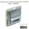 Enjoliveur pour Coupleur de connecteurs FO Logus 90448SAL Alumine