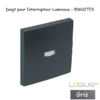 Doigt pour interrupteur lumineux LOGUS 90602TIS Gris