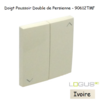 Doigt poussoir Double de persienne LOGUS 90612TMF Ivoire