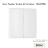 Doigt poussoir Double de persienne LOGUS 90612TBR Blanc