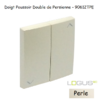 Doigt poussoir Double de persienne LOGUS 90612TPE Perle
