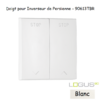 Doigt pour Inverseur de persienne LOGUS 90613TBR Blanc