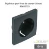 Doigt pour prise de courant schuko LOGUS 90632TIS Gris