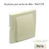 Enjoliveur rosette sortie de câble LOGUS 90671TPE Perle
