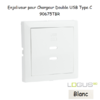 Enjoliveur pour Chargeur Double USB Type C 90675TBR