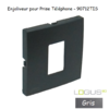 Enjoliveur pour prise de téléphone Logus 90712TIS Gris