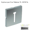 Enjoliveur pour prise de téléphone Française T8 Logus 90718TAL Alumine