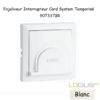 Enjoliveur pour interrupteur Card System Logus 90 90733TBR Blanc