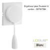 Enjoliveur pour poussoir à cordon LOGUS 90741TBR Blanc