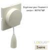 Enjoliveur pour poussoir à cordon LOGUS 90741TMF Ivoire