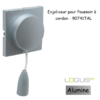Enjoliveur pour poussoir à cordon LOGUS 90741TAL Alumine