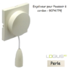 Enjoliveur pour poussoir à cordon LOGUS 90741TPE Perle