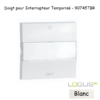 Doigt pour interrupteur temporisé Logus 90745TBR Blanc
