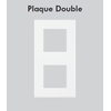 Plaque double quadro45