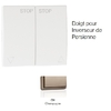 Doigt Inverseur persienne Champagne APOLO 50613TCH
