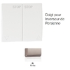 Doigt Inverseur persienne Platine APOLO 50613TPL
