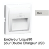 Enjoliveur Glace prise USB logus90673TGE