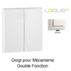 Doigt Double Fonction Logus 90614TBR Blanc