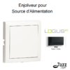 Enjoliveur pour source d'alimentation logus90 90670TPM Noir MAT