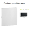 Enjoliveur pour obturateur Logus 90677TPM Noir MAT