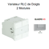 variateur-rlc-de-doigts-2-modules-quadro-45218sal-alumine